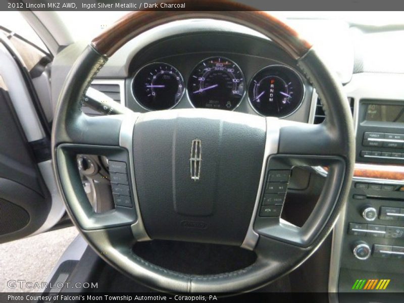 Ingot Silver Metallic / Dark Charcoal 2012 Lincoln MKZ AWD