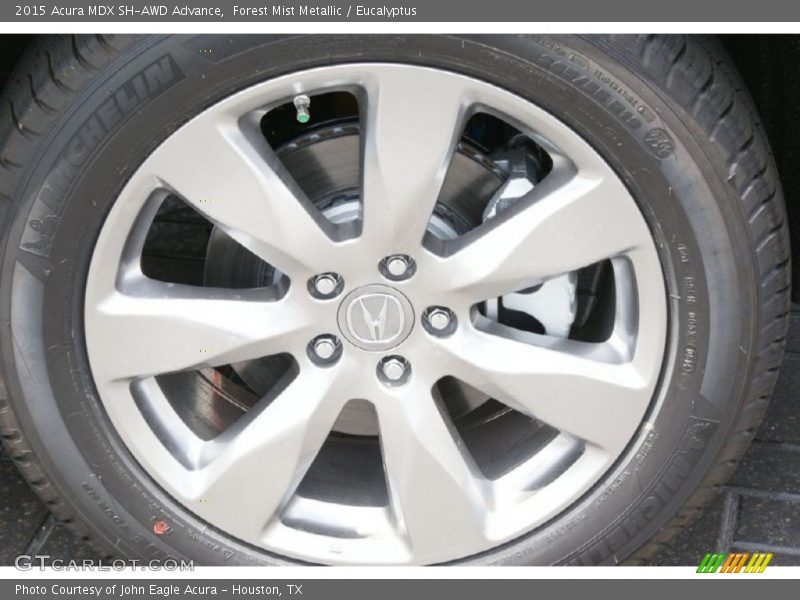 Forest Mist Metallic / Eucalyptus 2015 Acura MDX SH-AWD Advance