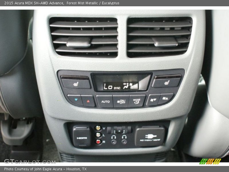 Controls of 2015 MDX SH-AWD Advance