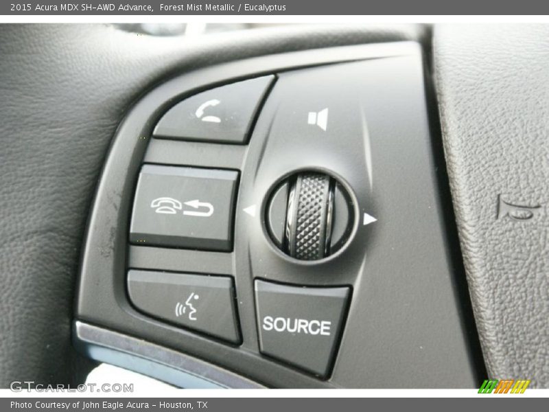 Forest Mist Metallic / Eucalyptus 2015 Acura MDX SH-AWD Advance