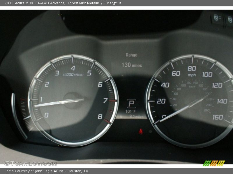 Forest Mist Metallic / Eucalyptus 2015 Acura MDX SH-AWD Advance