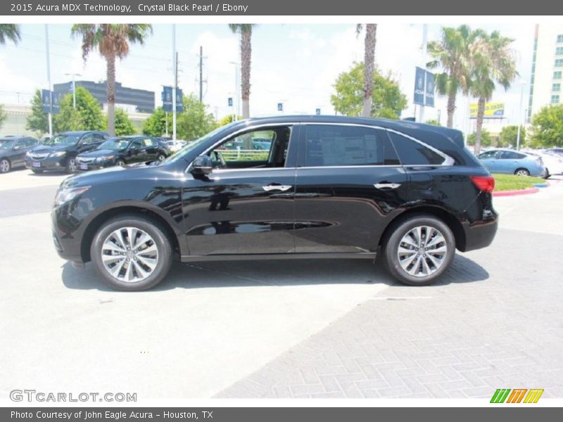 Crystal Black Pearl / Ebony 2015 Acura MDX Technology