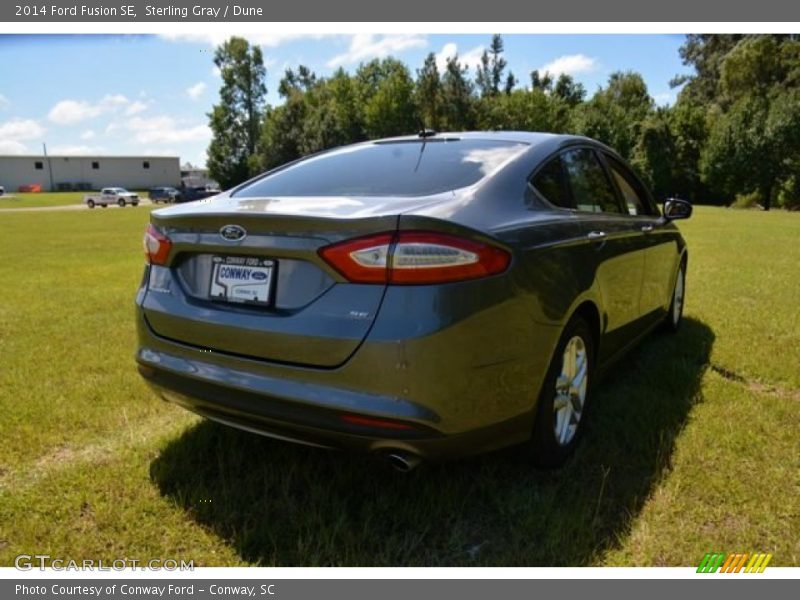 Sterling Gray / Dune 2014 Ford Fusion SE