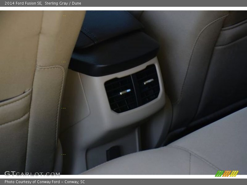 Sterling Gray / Dune 2014 Ford Fusion SE