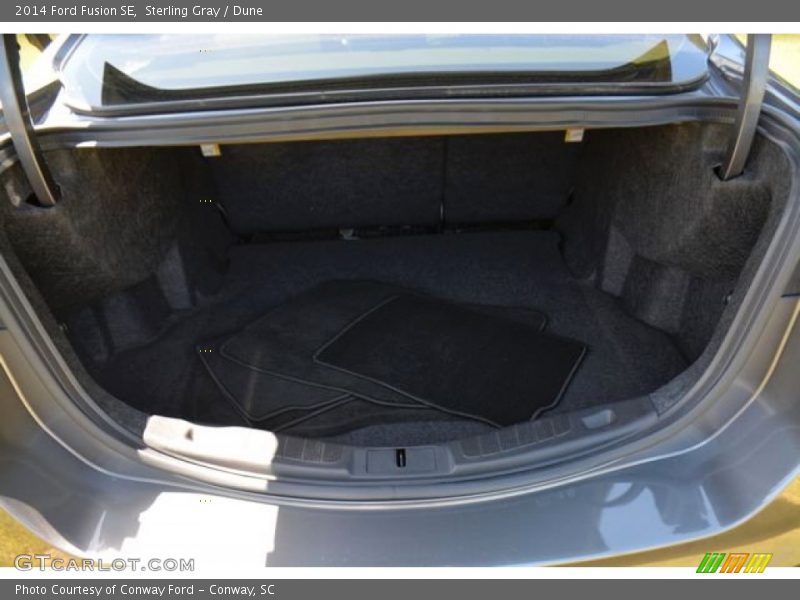 Sterling Gray / Dune 2014 Ford Fusion SE