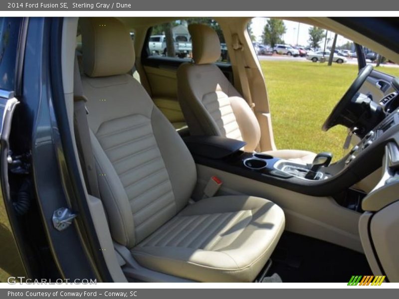 Sterling Gray / Dune 2014 Ford Fusion SE