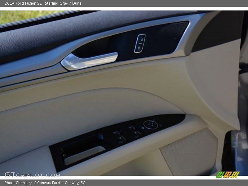 Sterling Gray / Dune 2014 Ford Fusion SE