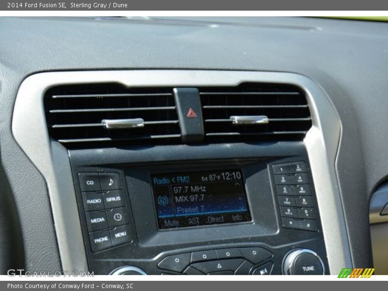 Sterling Gray / Dune 2014 Ford Fusion SE