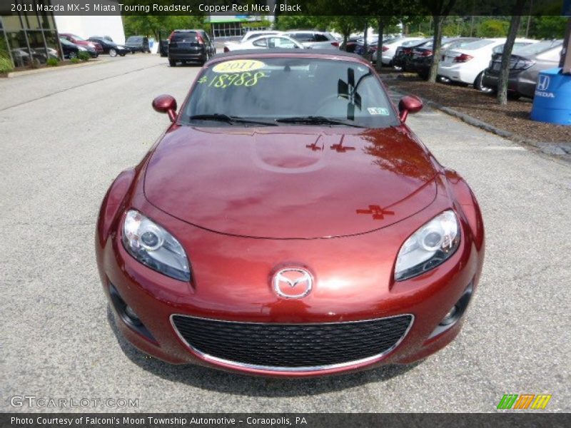 Copper Red Mica / Black 2011 Mazda MX-5 Miata Touring Roadster