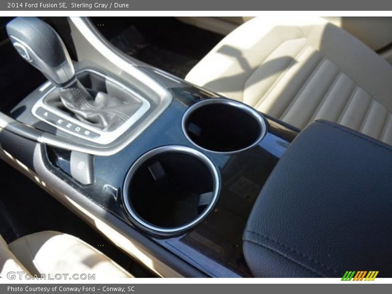 Sterling Gray / Dune 2014 Ford Fusion SE
