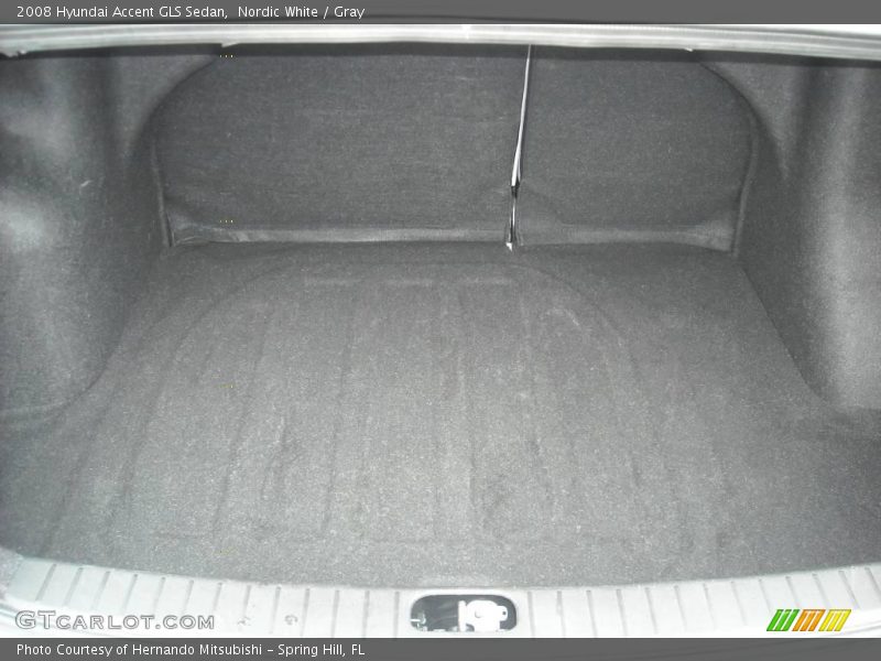 Nordic White / Gray 2008 Hyundai Accent GLS Sedan