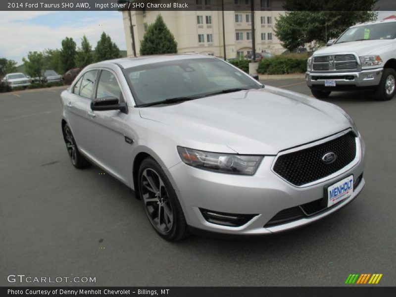 Ingot Silver / SHO Charcoal Black 2014 Ford Taurus SHO AWD