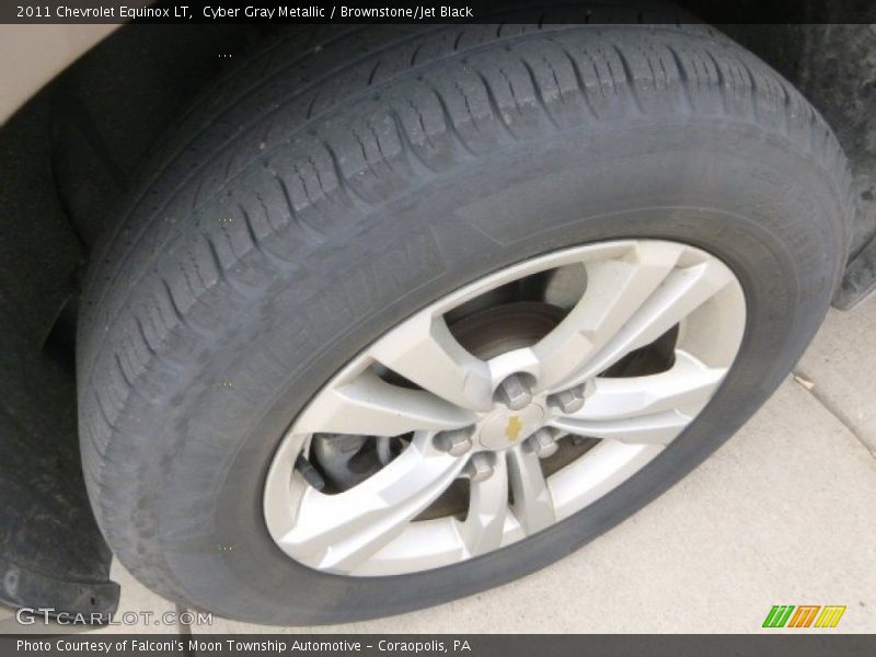 Cyber Gray Metallic / Brownstone/Jet Black 2011 Chevrolet Equinox LT