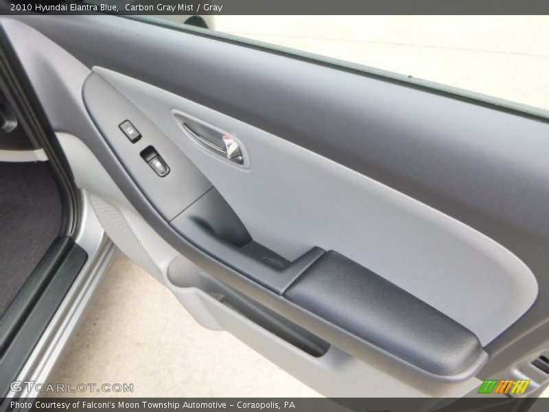 Carbon Gray Mist / Gray 2010 Hyundai Elantra Blue