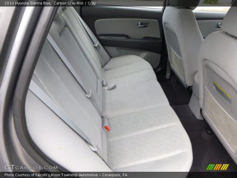 Carbon Gray Mist / Gray 2010 Hyundai Elantra Blue