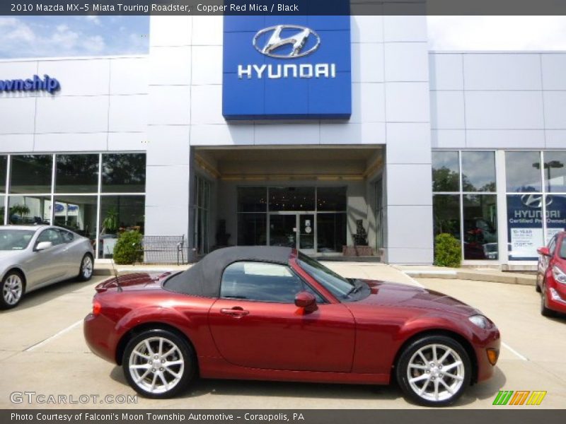 Copper Red Mica / Black 2010 Mazda MX-5 Miata Touring Roadster