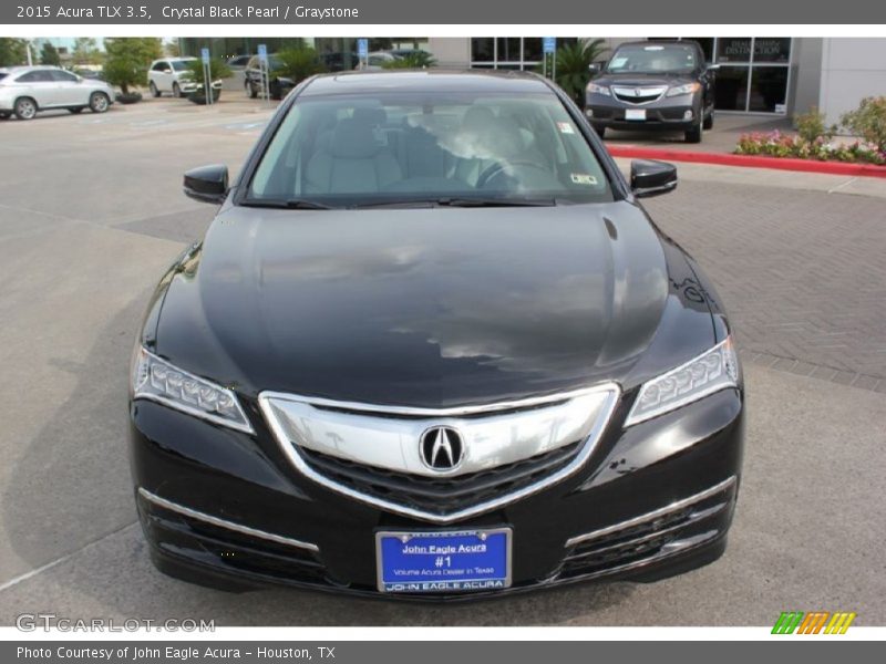 Crystal Black Pearl / Graystone 2015 Acura TLX 3.5