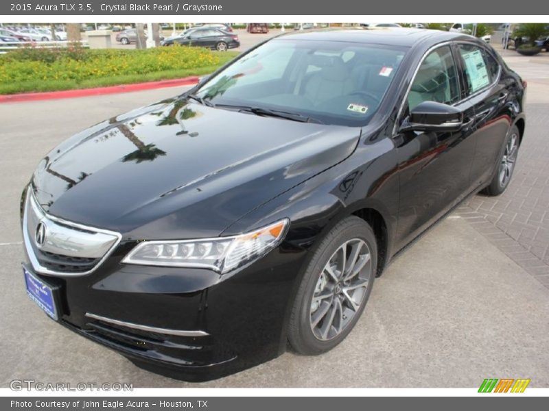 Crystal Black Pearl / Graystone 2015 Acura TLX 3.5