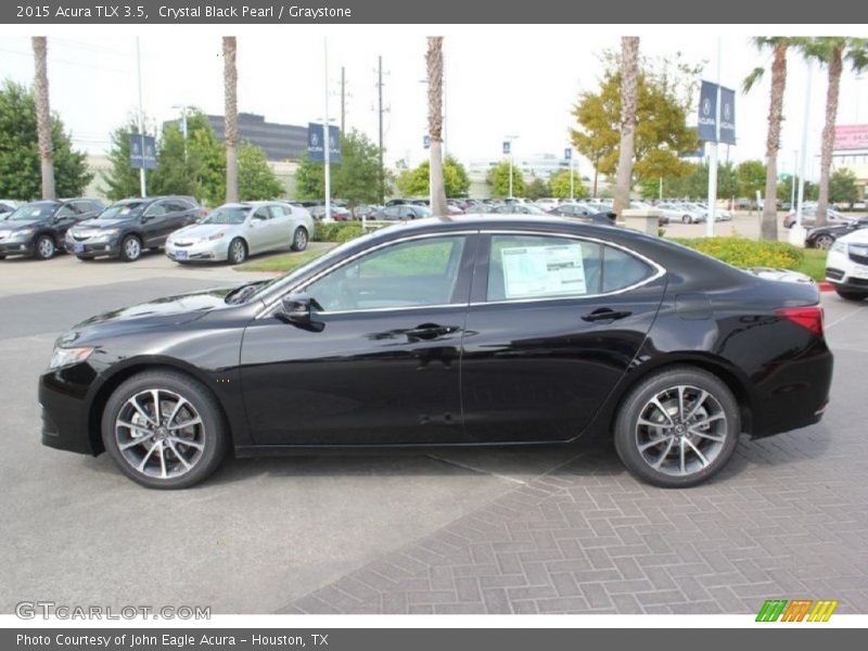 Crystal Black Pearl / Graystone 2015 Acura TLX 3.5