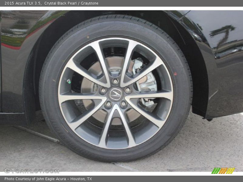 Crystal Black Pearl / Graystone 2015 Acura TLX 3.5