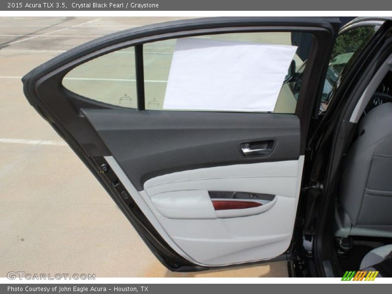 Crystal Black Pearl / Graystone 2015 Acura TLX 3.5