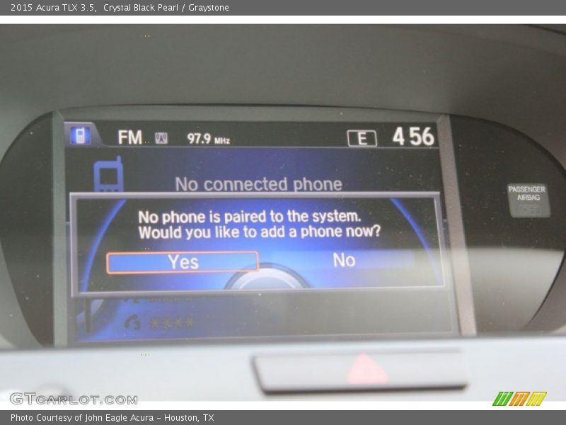 Crystal Black Pearl / Graystone 2015 Acura TLX 3.5