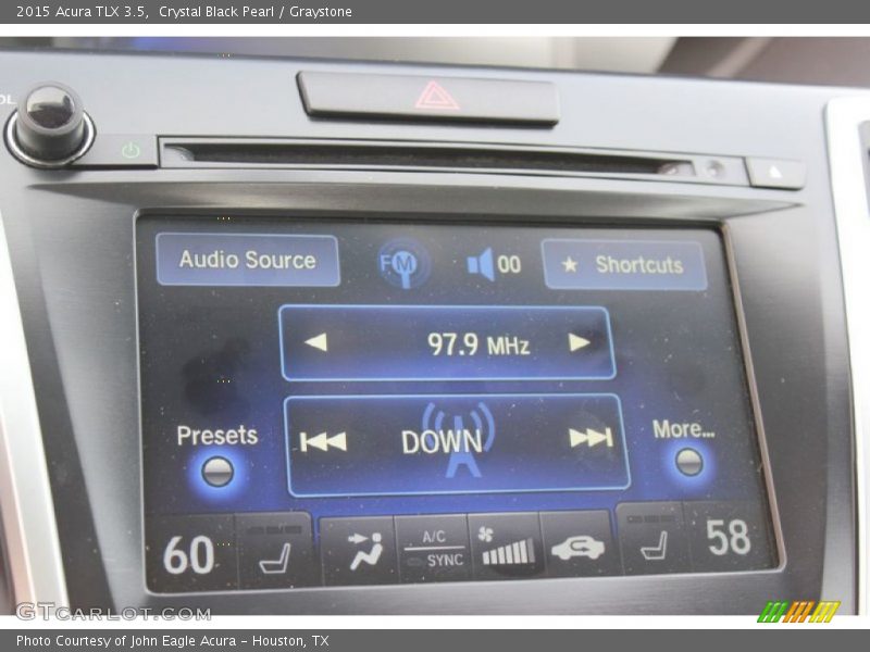 Crystal Black Pearl / Graystone 2015 Acura TLX 3.5