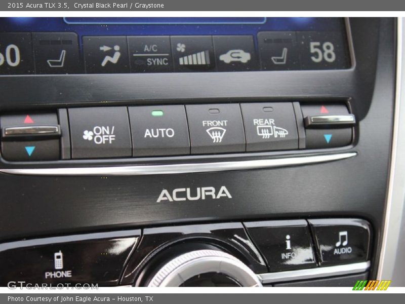 Crystal Black Pearl / Graystone 2015 Acura TLX 3.5
