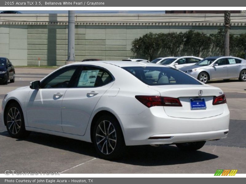 Bellanova White Pearl / Graystone 2015 Acura TLX 3.5