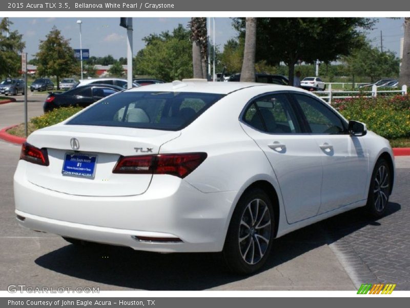 Bellanova White Pearl / Graystone 2015 Acura TLX 3.5