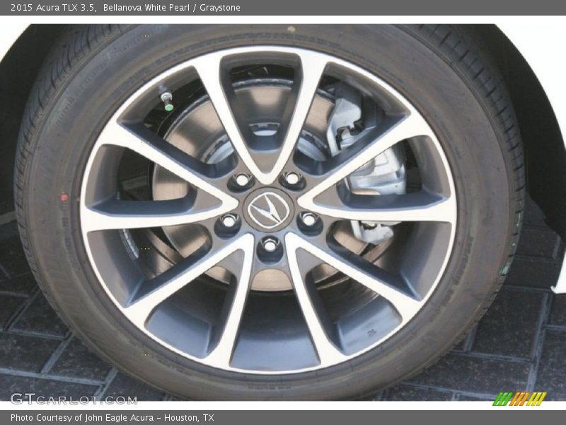 Bellanova White Pearl / Graystone 2015 Acura TLX 3.5