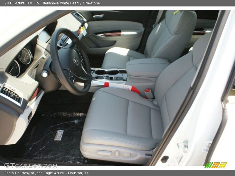 Bellanova White Pearl / Graystone 2015 Acura TLX 3.5