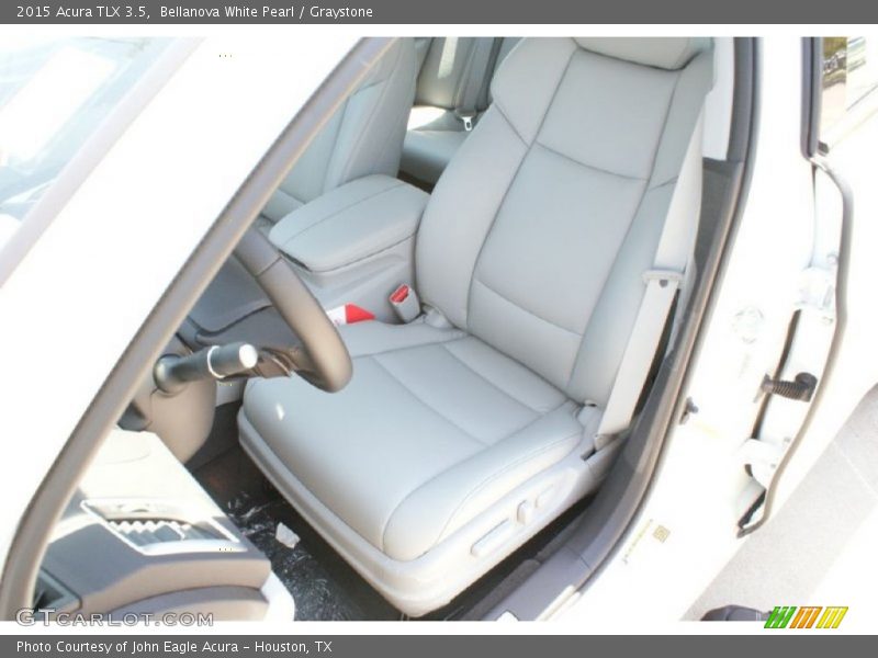 Bellanova White Pearl / Graystone 2015 Acura TLX 3.5