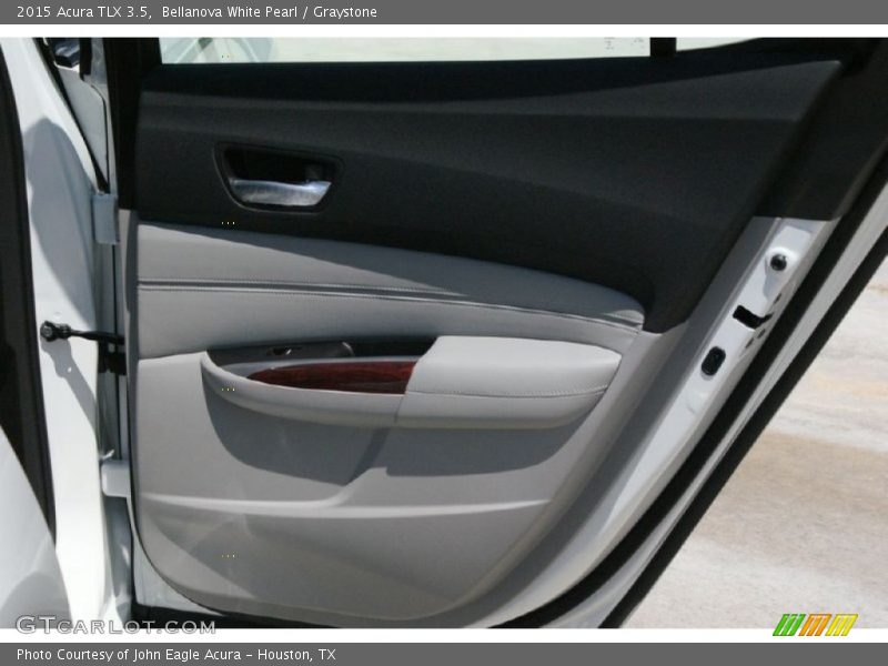 Bellanova White Pearl / Graystone 2015 Acura TLX 3.5