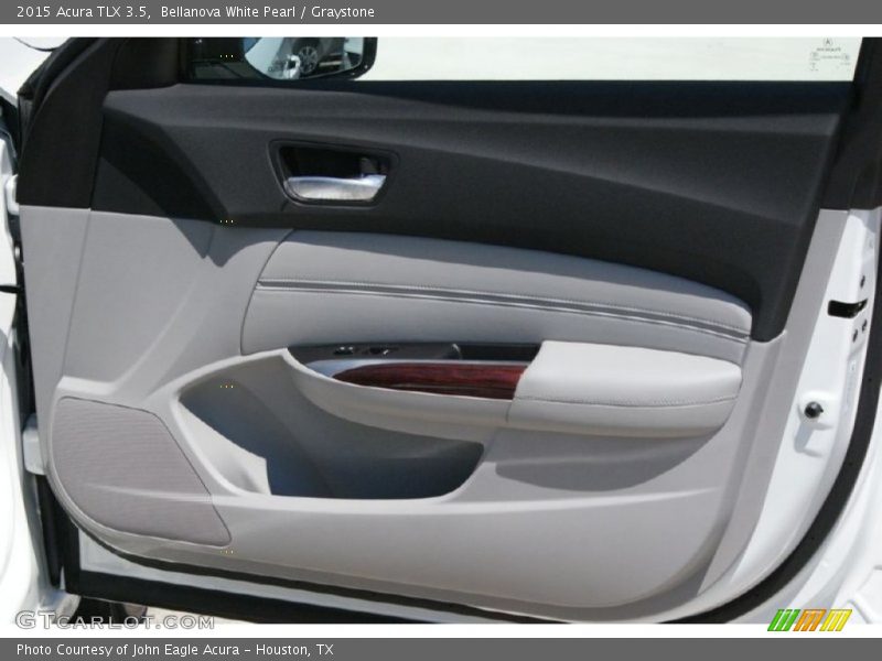 Bellanova White Pearl / Graystone 2015 Acura TLX 3.5