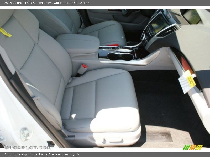 Bellanova White Pearl / Graystone 2015 Acura TLX 3.5