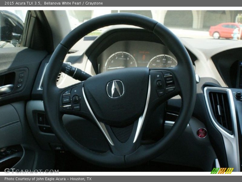Bellanova White Pearl / Graystone 2015 Acura TLX 3.5