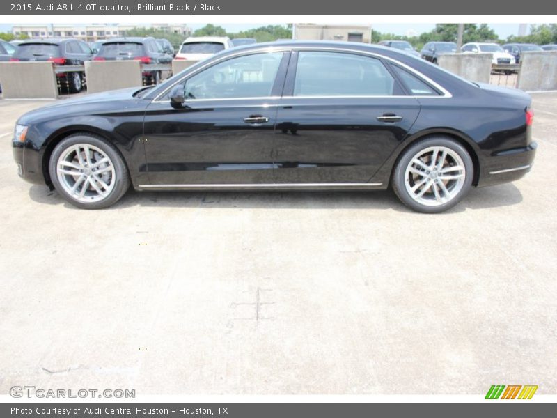 Brilliant Black / Black 2015 Audi A8 L 4.0T quattro
