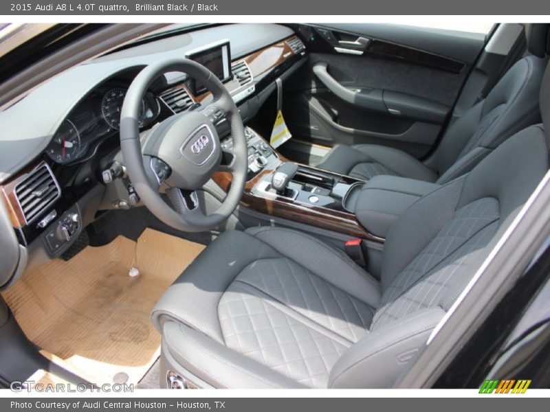 Brilliant Black / Black 2015 Audi A8 L 4.0T quattro