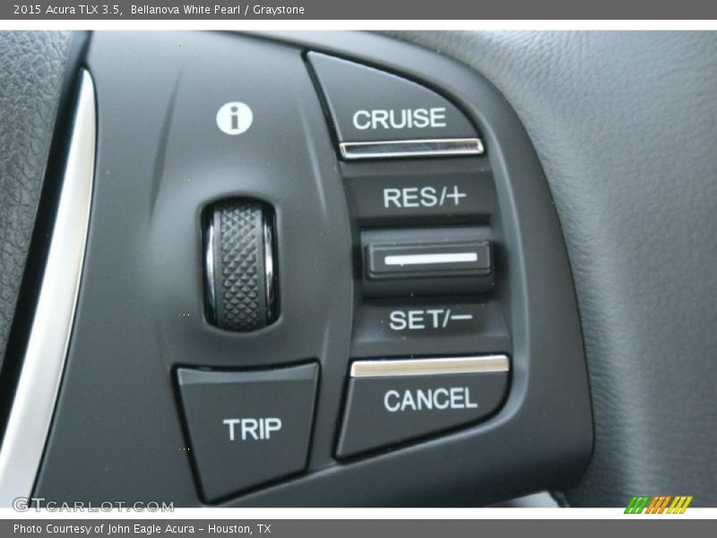 Bellanova White Pearl / Graystone 2015 Acura TLX 3.5