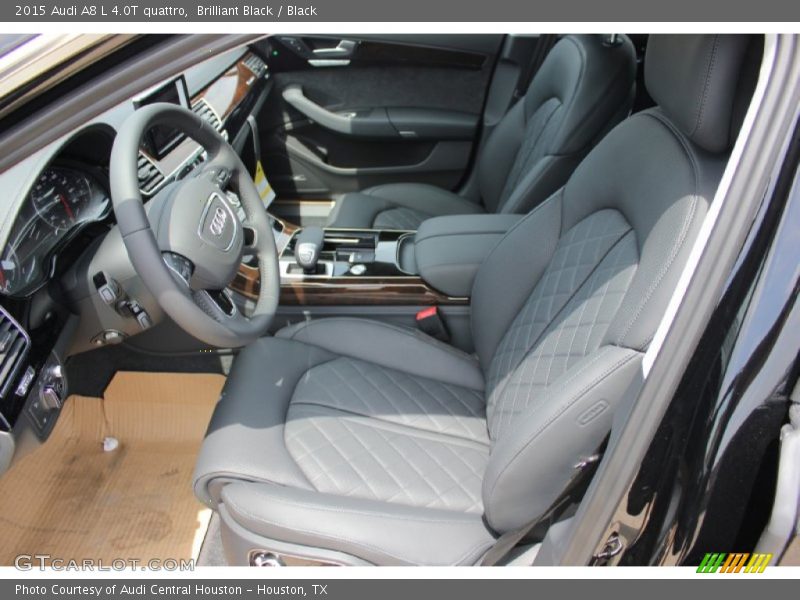 Brilliant Black / Black 2015 Audi A8 L 4.0T quattro