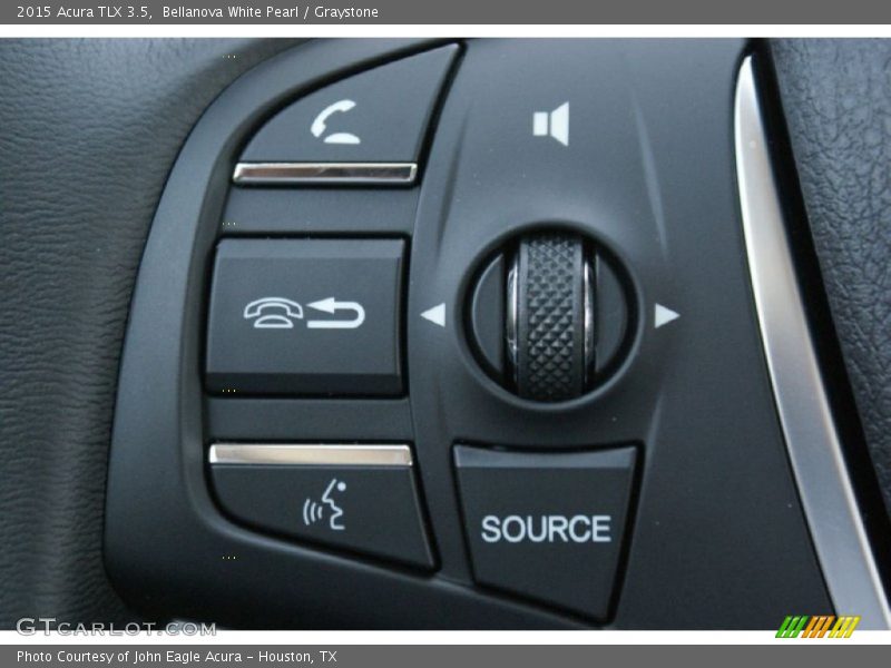 Bellanova White Pearl / Graystone 2015 Acura TLX 3.5