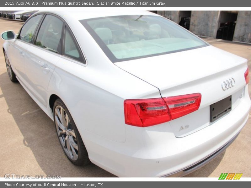 Glacier White Metallic / Titanium Gray 2015 Audi A6 3.0T Premium Plus quattro Sedan