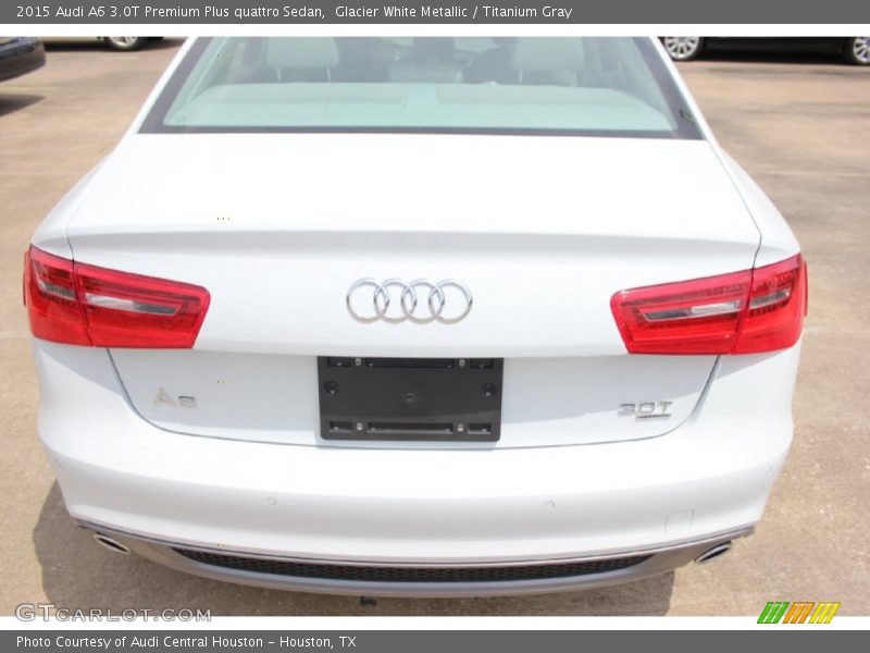 Glacier White Metallic / Titanium Gray 2015 Audi A6 3.0T Premium Plus quattro Sedan