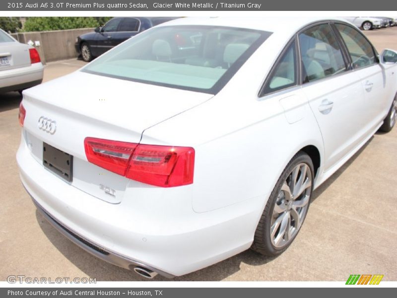 Glacier White Metallic / Titanium Gray 2015 Audi A6 3.0T Premium Plus quattro Sedan