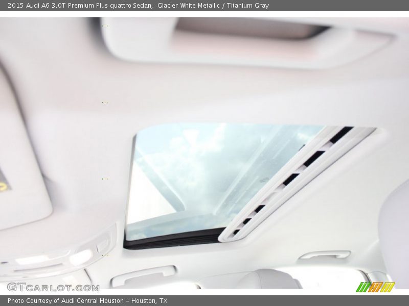 Glacier White Metallic / Titanium Gray 2015 Audi A6 3.0T Premium Plus quattro Sedan