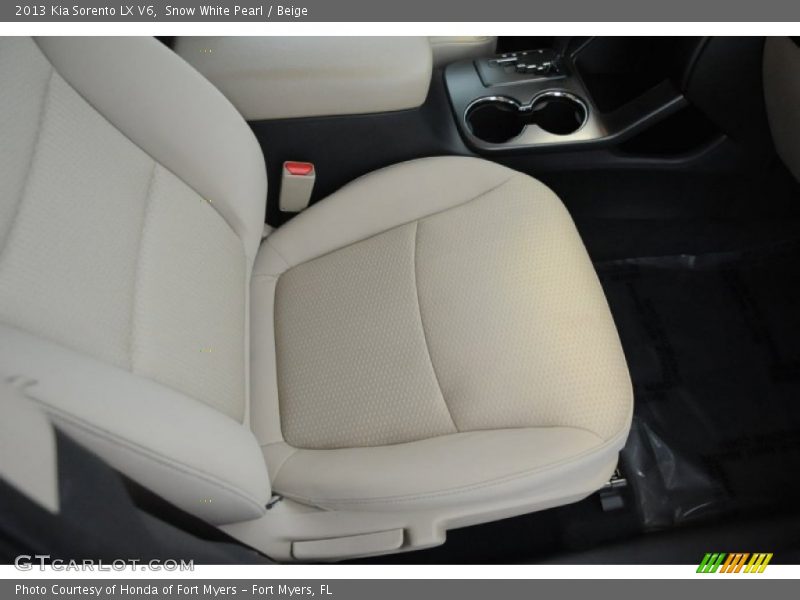 Snow White Pearl / Beige 2013 Kia Sorento LX V6