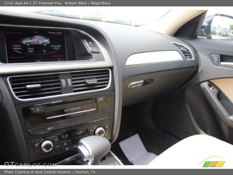 Brilliant Black / Beige/Black 2015 Audi A4 2.0T Premium Plus