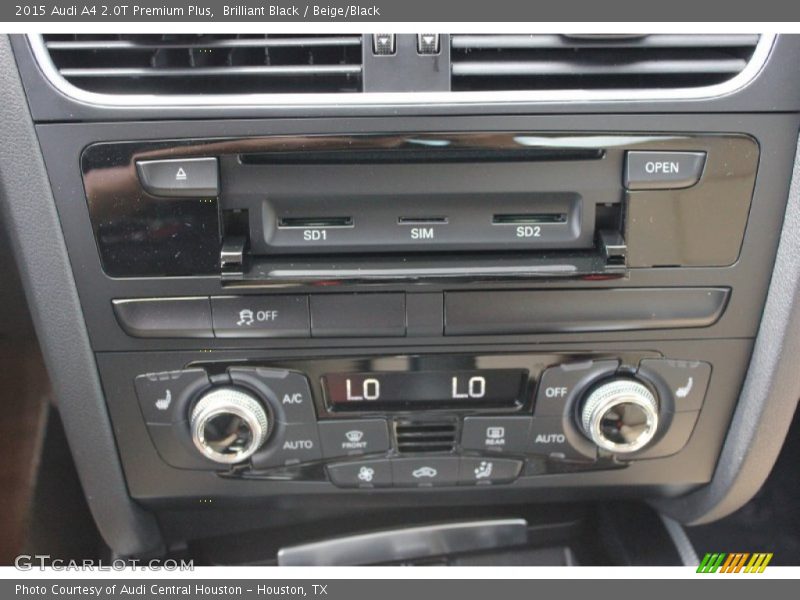 Brilliant Black / Beige/Black 2015 Audi A4 2.0T Premium Plus