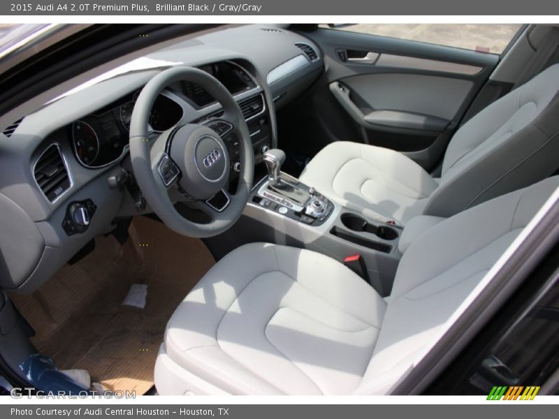 Brilliant Black / Gray/Gray 2015 Audi A4 2.0T Premium Plus